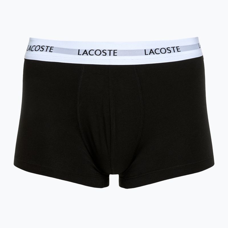 Vyriškos trumpikės Lacoste 5H5150 3 pary black/white/silver chine 4