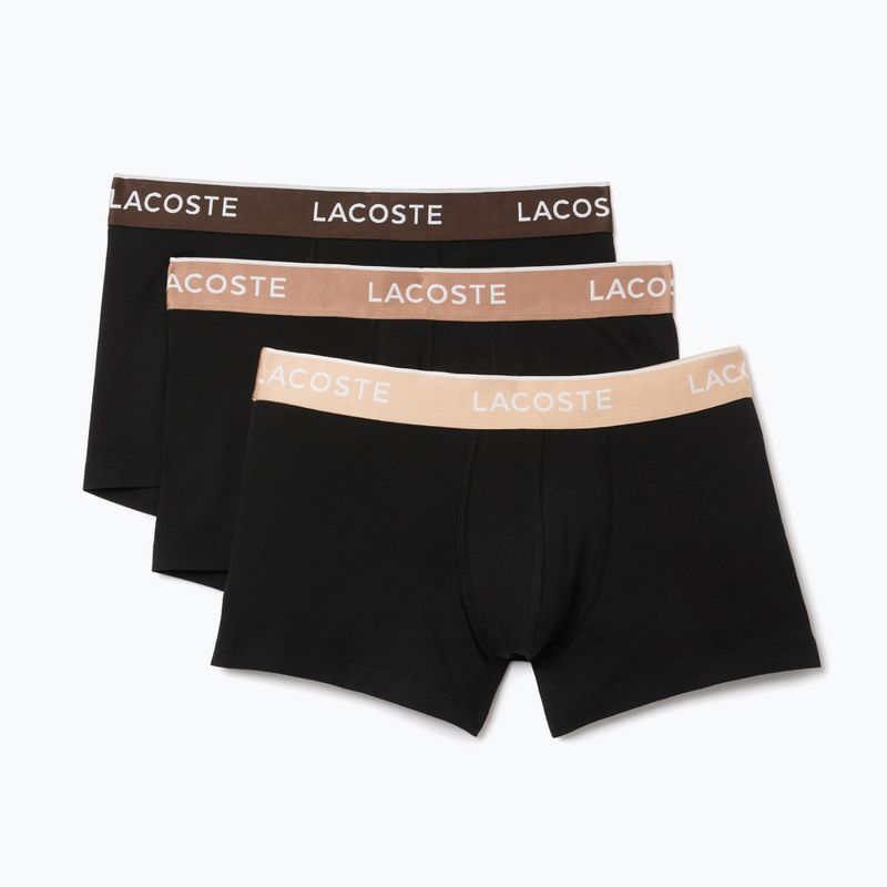 Trumpikės Lacoste 5H3401 3 poros black/biscuit/baguette