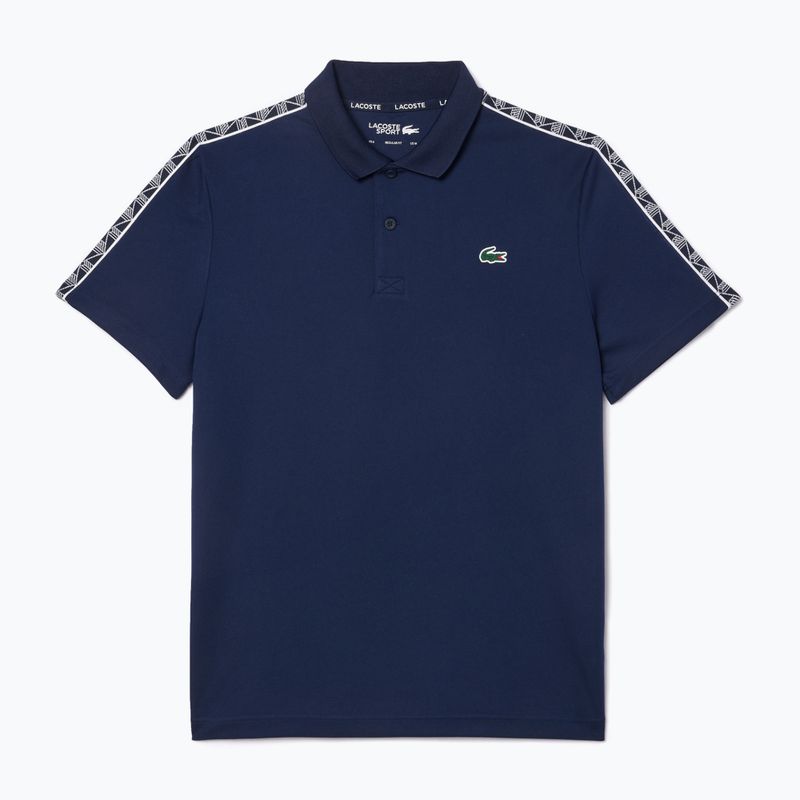 Vyriški polo marškinėliai Lacoste DH2557 navy blue 4