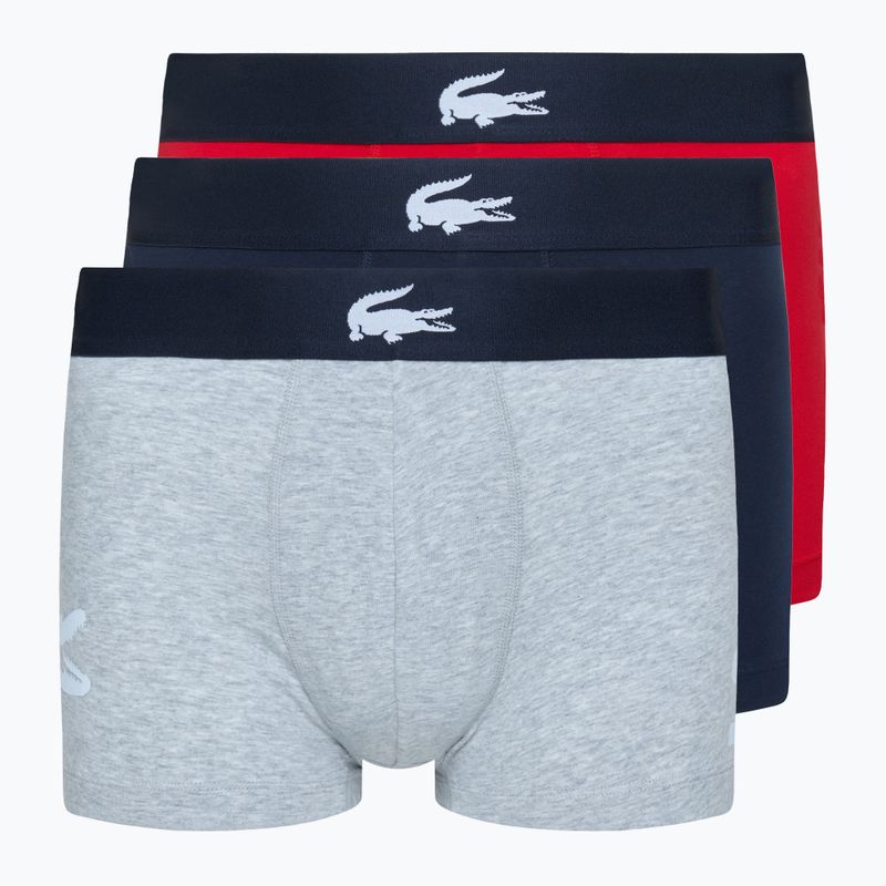 Trumpikės Lacoste 5H1803 BCK 3 pary navy blue/silver china/red