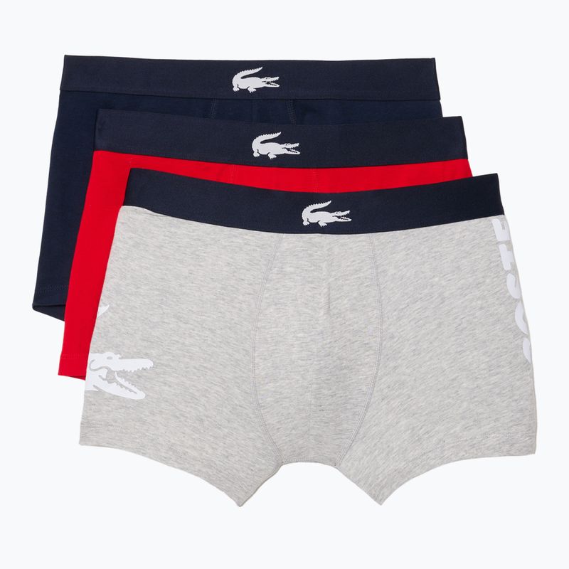 Trumpikės Lacoste 5H1803 BCK 3 pary navy blue/silver china/red 6