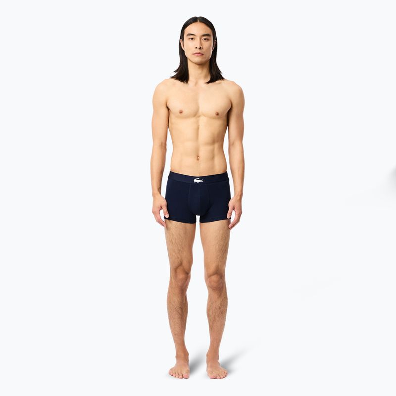 Trumpikės Lacoste 5H1803 BCK 3 pary navy blue/silver china/red 8