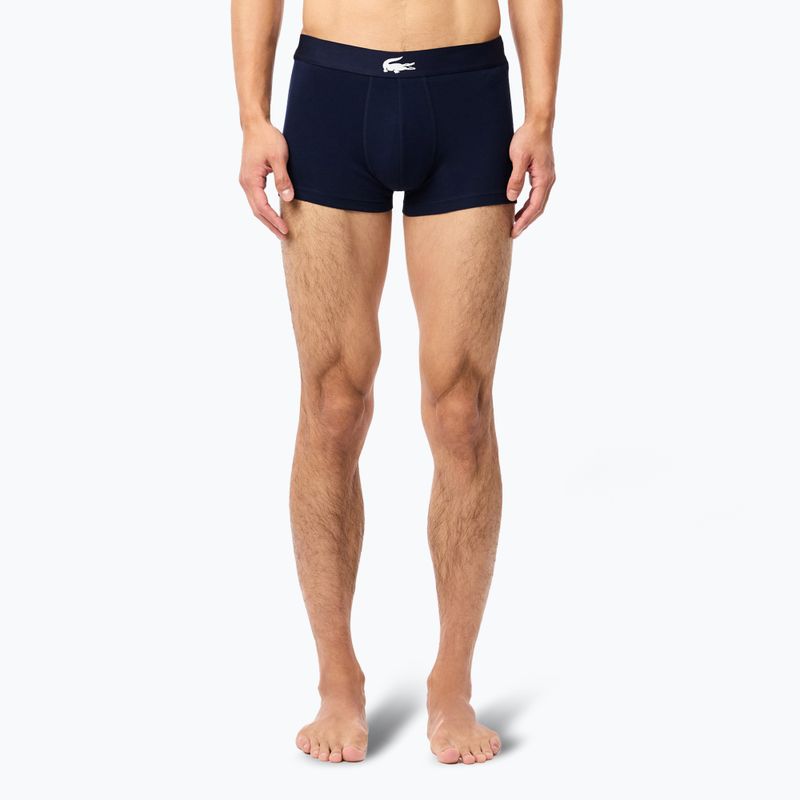 Trumpikės Lacoste 5H1803 BCK 3 pary navy blue/silver china/red 9