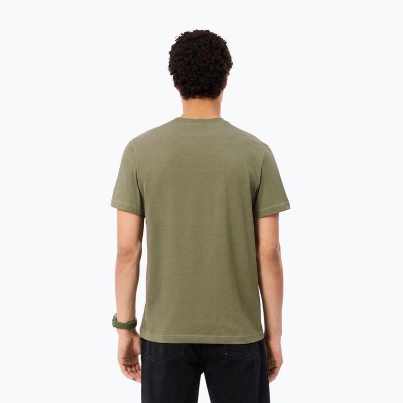 Vyriški marškinėliai Lacoste TH5133 khaki 3