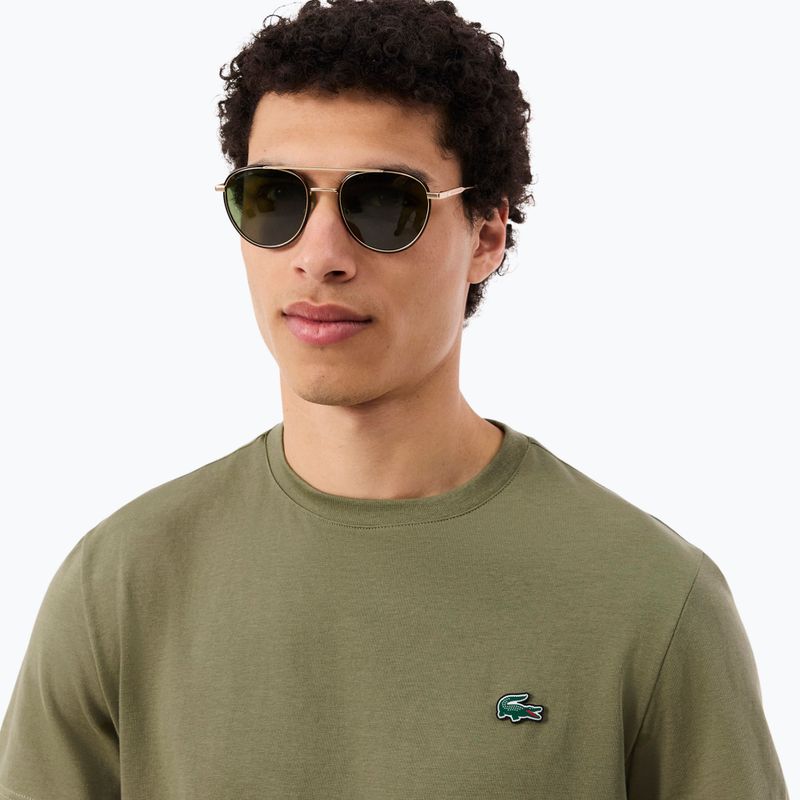Vyriški marškinėliai Lacoste TH5133 khaki 4