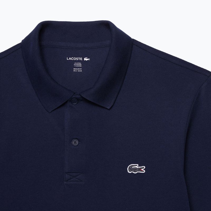 Vyriški polo marškinėliai ilgomis rankovėmis Lacoste DH5523 navy blue 2