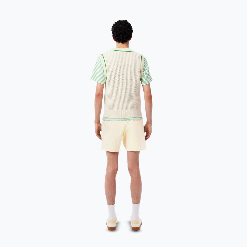 Vyriški maudymosi šortai Lacoste MH9089 white/yellow 8