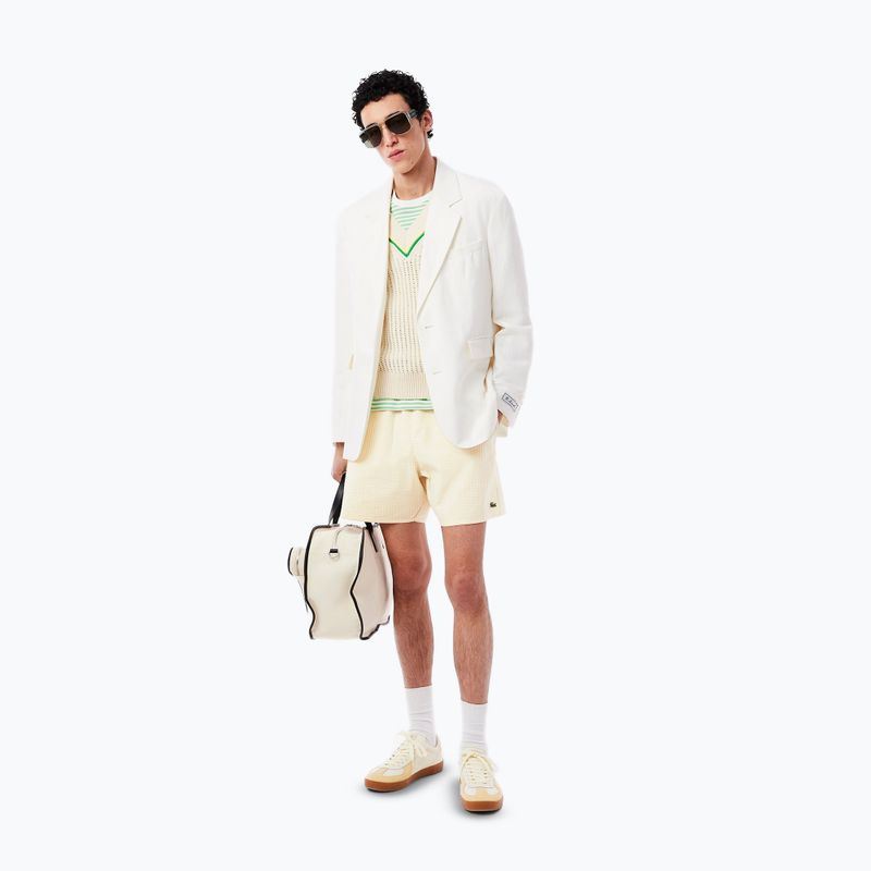 Vyriški maudymosi šortai Lacoste MH9089 white/yellow 9