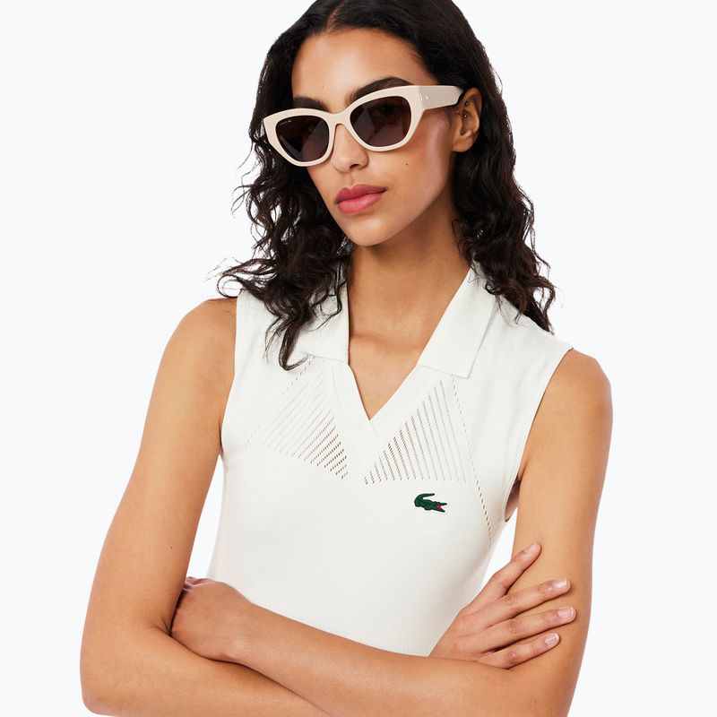 Teniso suknelė Lacoste EF0615 white/green 4