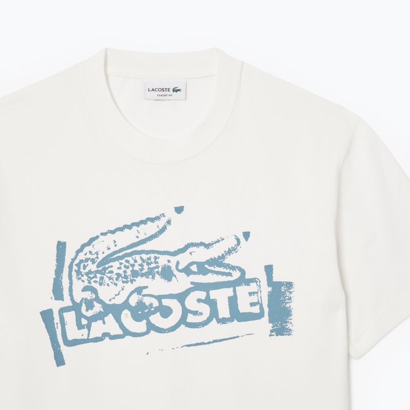 Vyriški marškinėliai Lacoste TH0284 flour/limestone 2