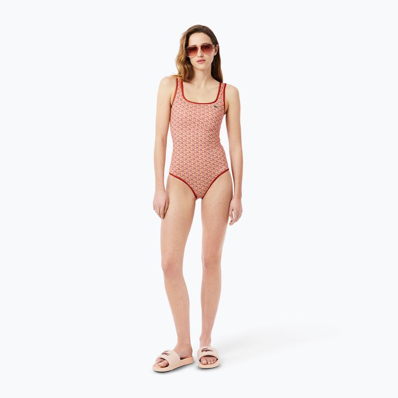Moteriškas maudymosi kostiumėlis Lacoste MF9608 iberis/latte 4