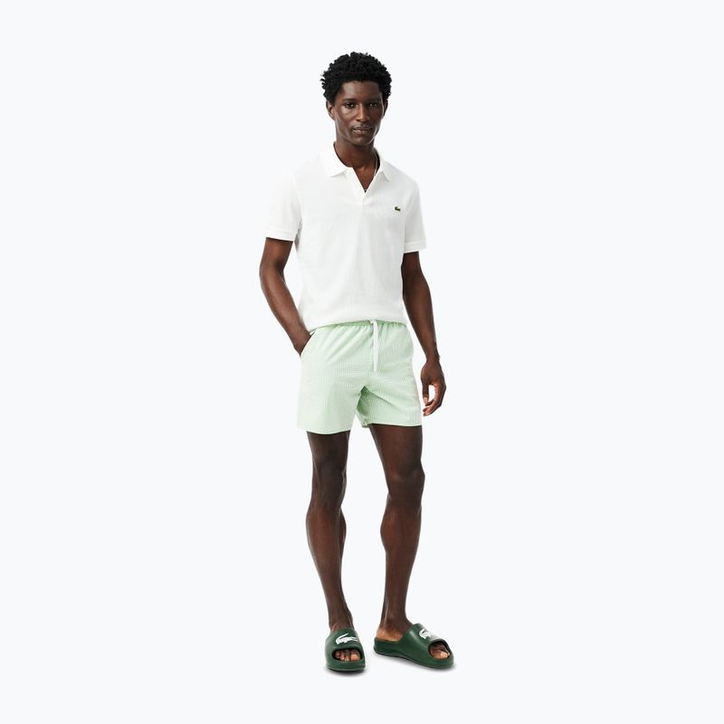 Vyriški maudymosi šortai Lacoste MH9089 white/liamone 6