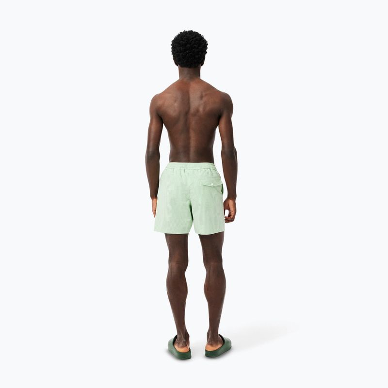 Vyriški maudymosi šortai Lacoste MH9089 white/liamone 8
