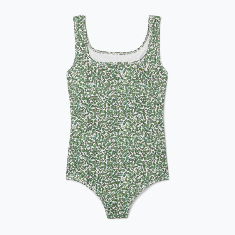Moteriškas maudymosi kostiumėlis Lacoste MF9608 green/flour