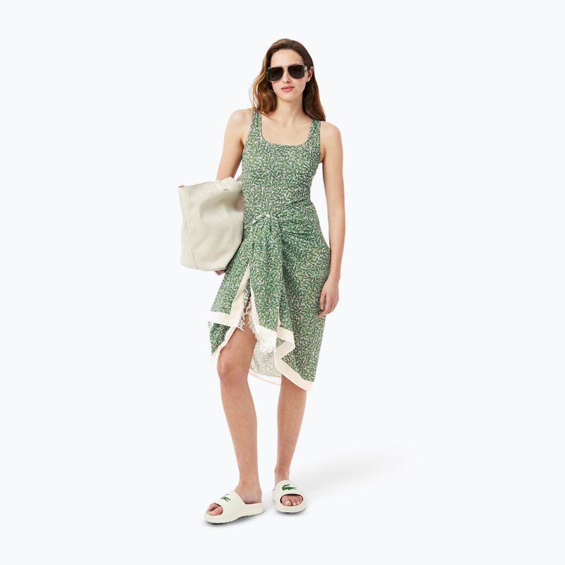 Moteriškas maudymosi kostiumėlis Lacoste MF9608 green/flour 7