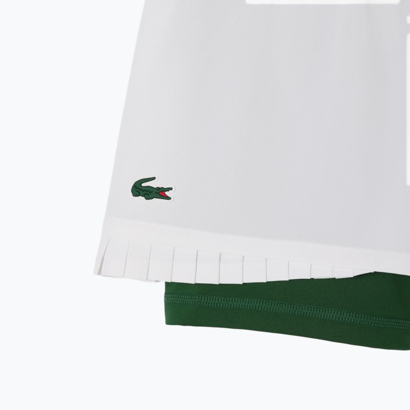 Moteriški teniso šortai Lacoste GF8598 white/green 2