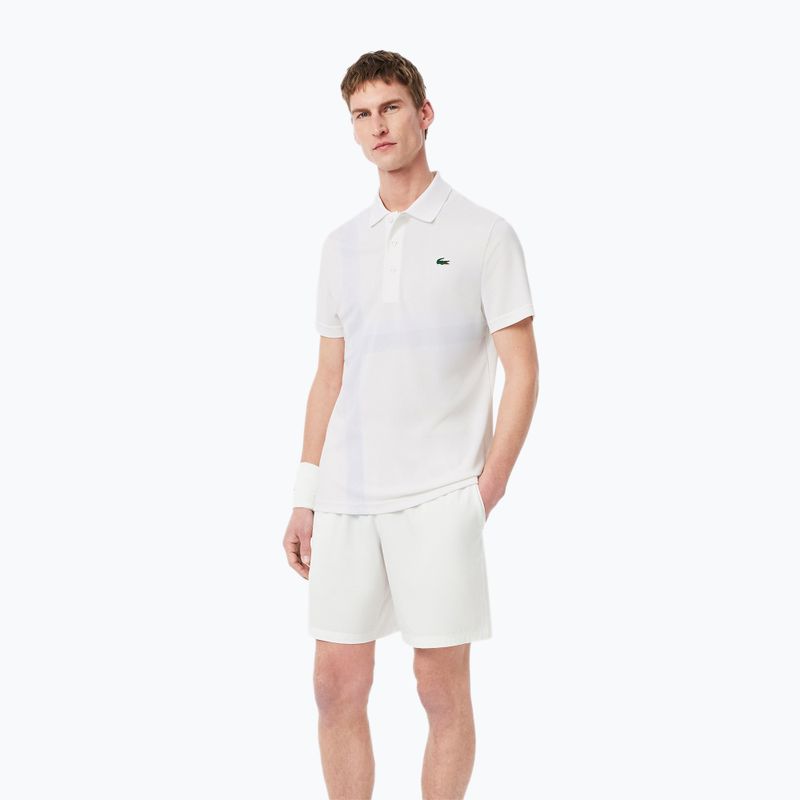 Vyriški teniso marškinėliai Lacoste Polo DH8971 white 3