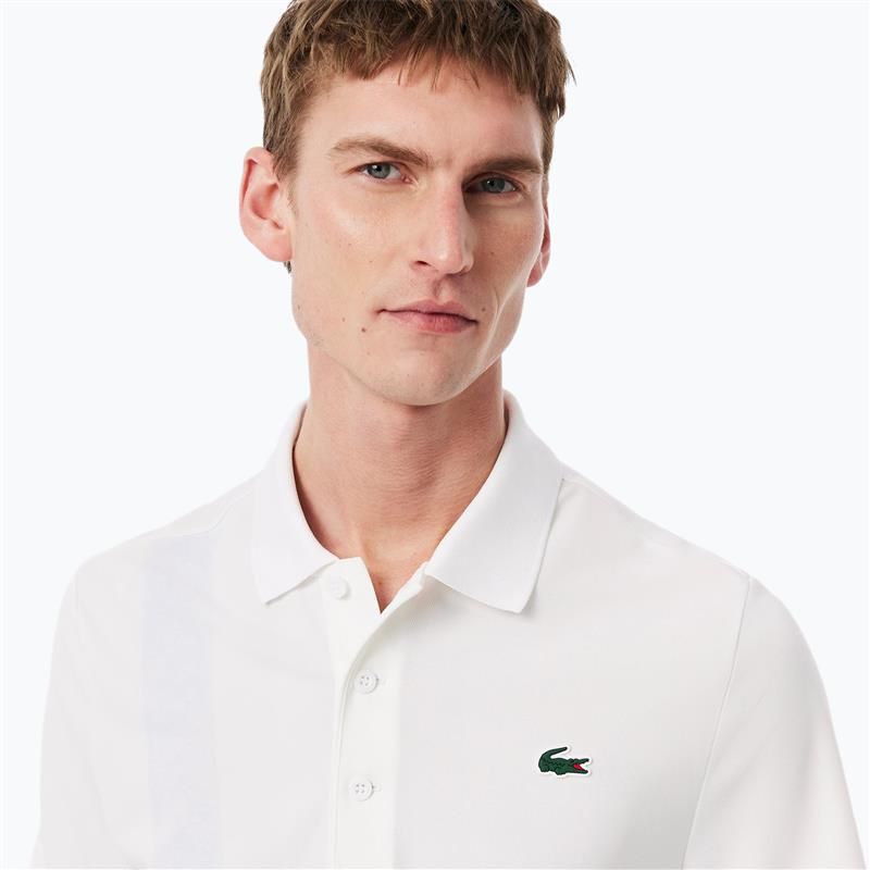 Vyriški teniso marškinėliai Lacoste Polo DH8971 white 4