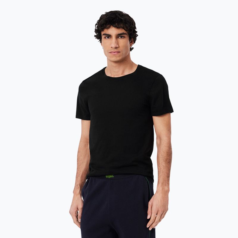 Vyriški marškinėliai Lacoste TH9007 3-pak white/silver chine/black 4