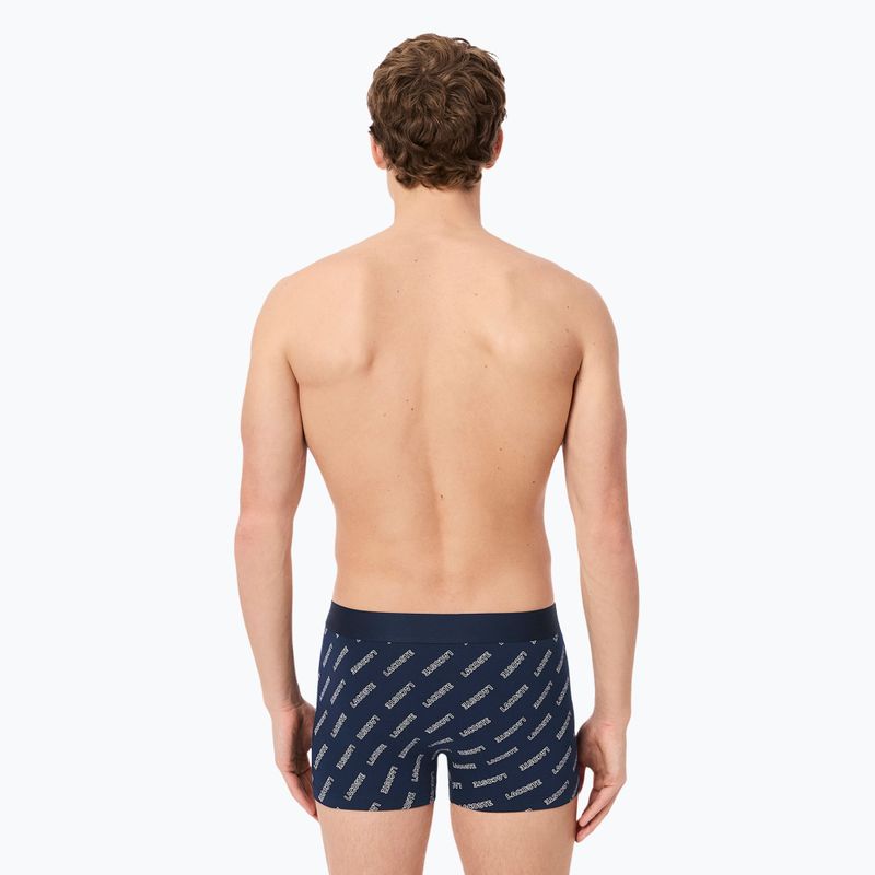Vyriškos trumpikės Lacoste 5H1288 3-pak navy blue/white/silver ch 3
