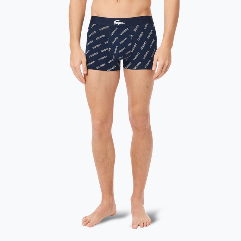 Vyriškos trumpikės Lacoste 5H1288 3-pak navy blue/white/silver ch 4