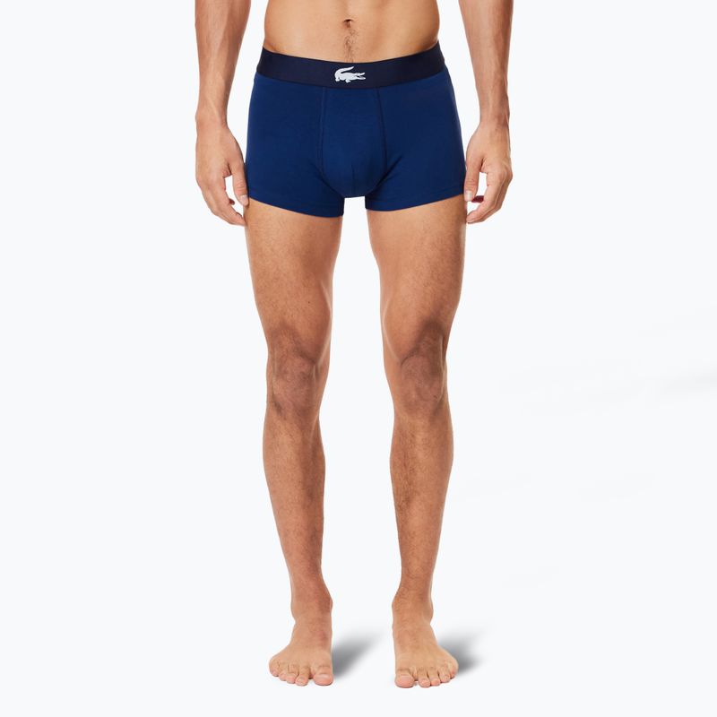 Vyriškos trumpikės Lacoste 5H1288 3-pak navy blue/white/silver ch 6
