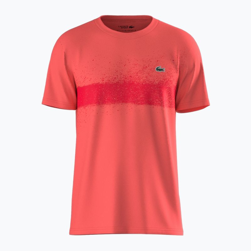 Vyriški teniso marškinėliai Lacoste TH8986 mango tree red/grenadine