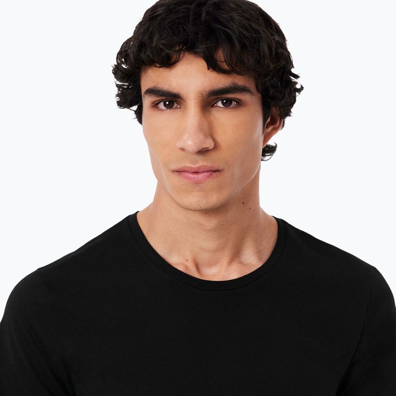 Vyriški marškinėliai Lacoste TH9007 3-pak black 3