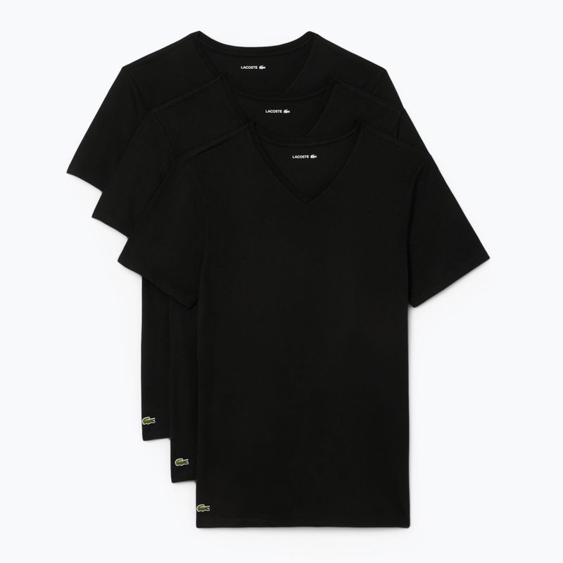 Vyriški marškinėliai Lacoste TH9008 3-pak black 5
