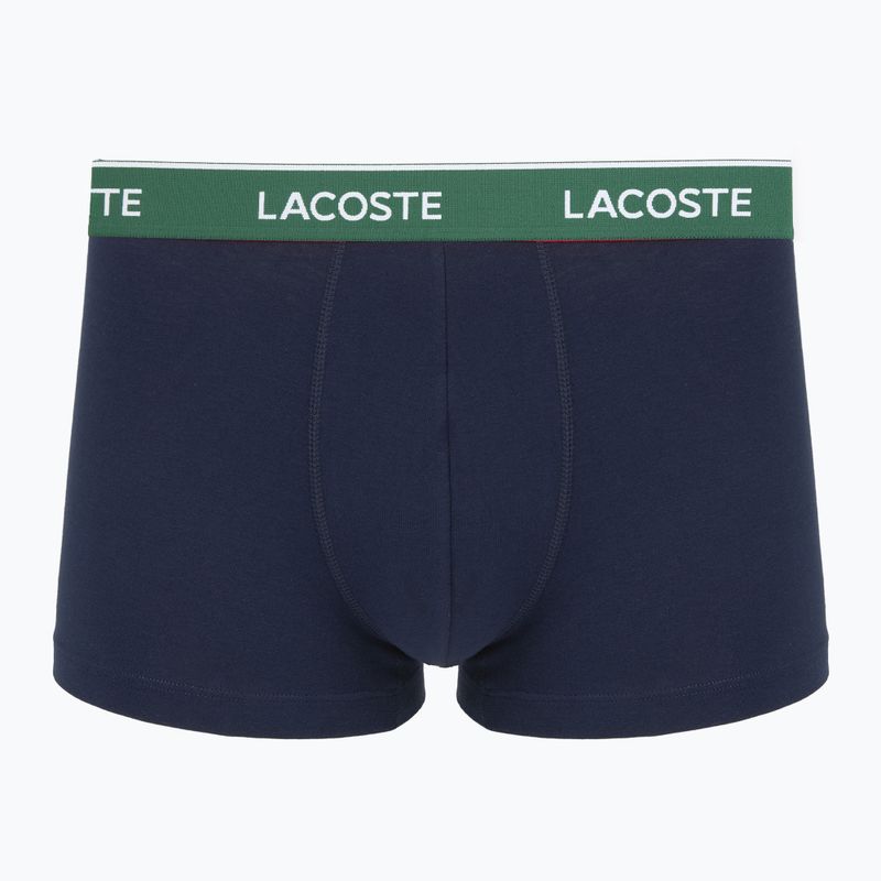 Vyriškos trumpikės Lacoste 5H12997 3 poros navy blue/green/red/navy blue 2