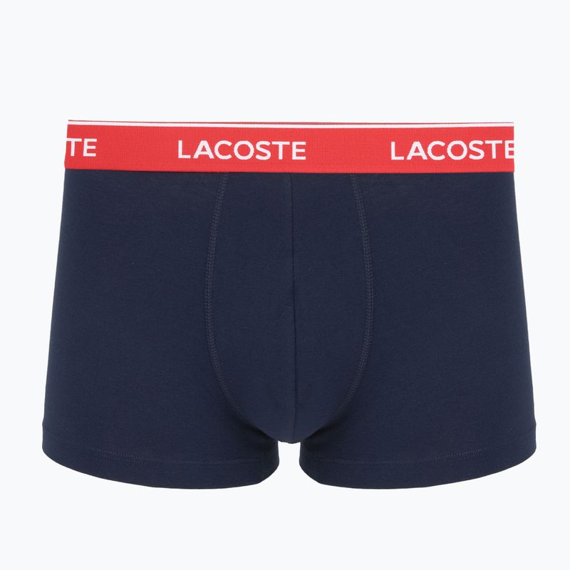 Vyriškos trumpikės Lacoste 5H12997 3 poros navy blue/green/red/navy blue 4