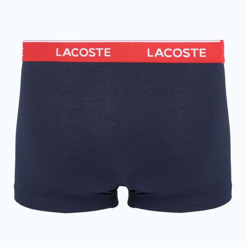 Vyriškos trumpikės Lacoste 5H12997 3 poros navy blue/green/red/navy blue 5