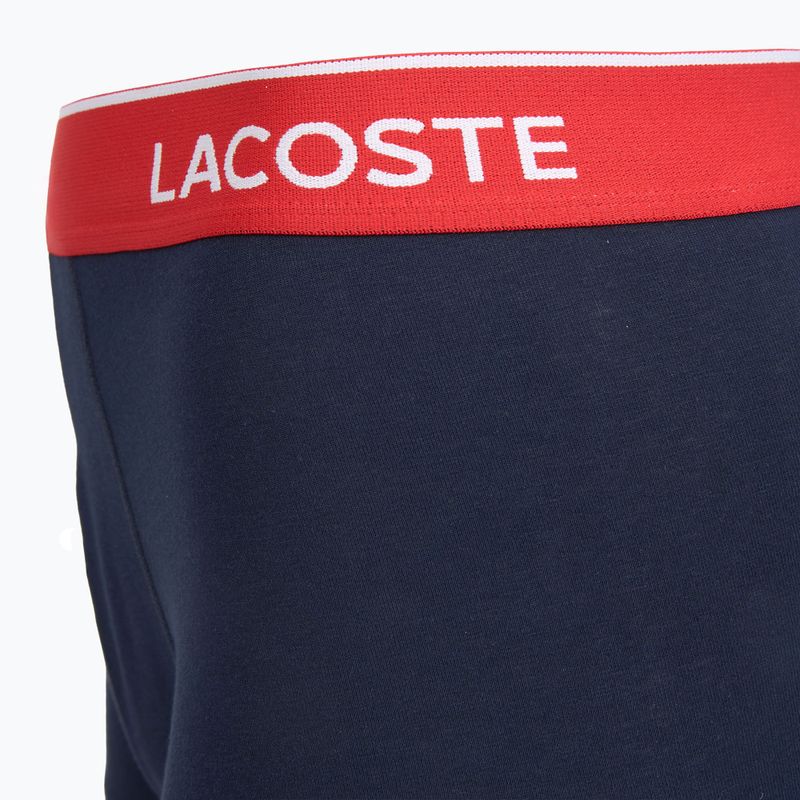 Vyriškos trumpikės Lacoste 5H12997 3 poros navy blue/green/red/navy blue 6