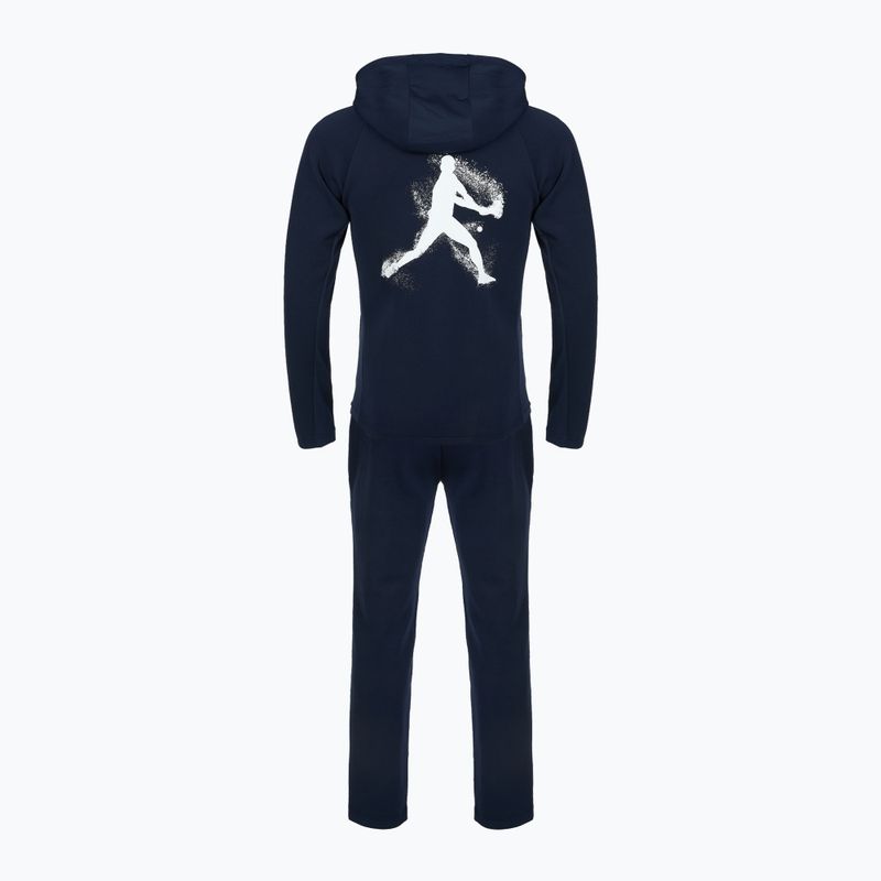 Vyriškas teniso sportinis kostiumas Lacoste WH3108 navy blue/navy blue 2