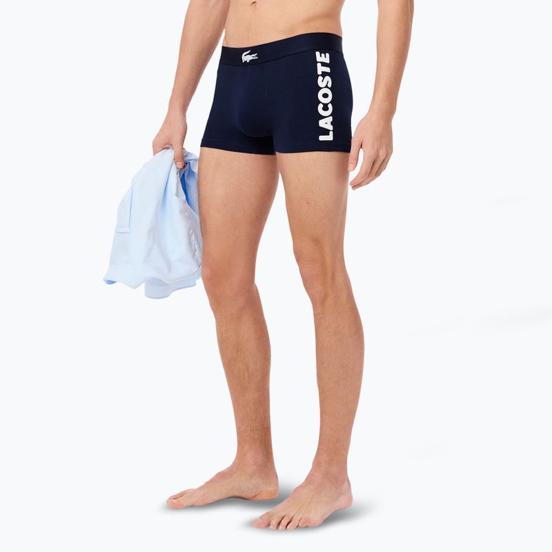 Vyriškos trumpikės Lacoste 5H1291 3-pak navy blue/white/silver ch 3