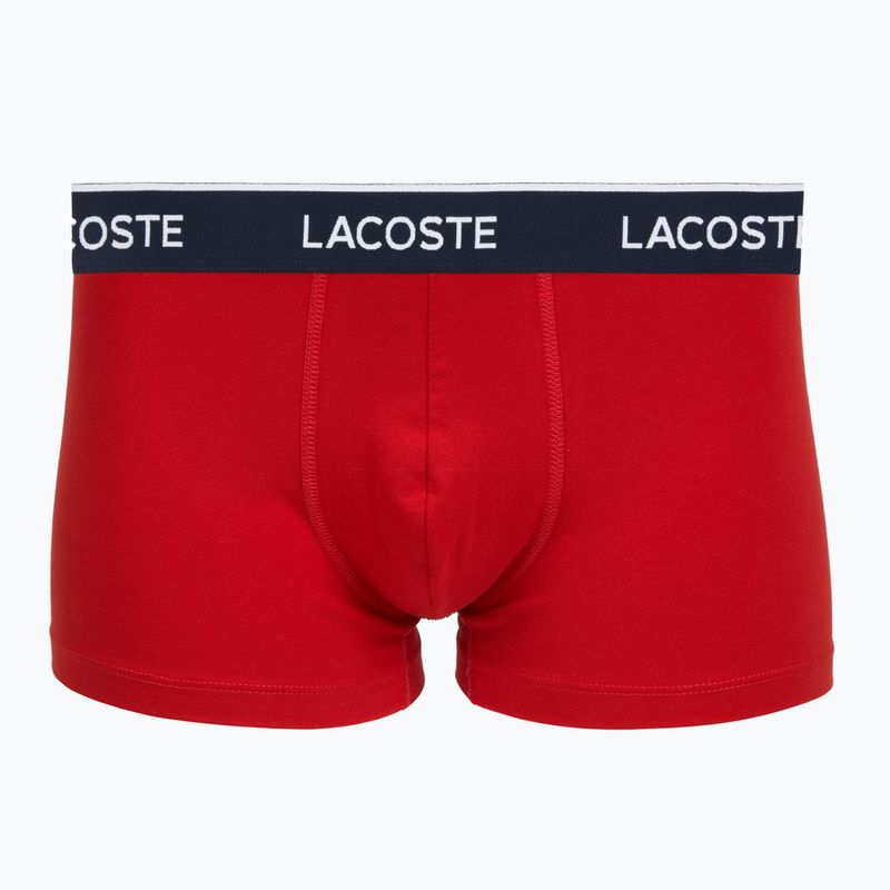 Vyriškos trumpikės Lacoste 5H1300 3 poros navy blue/red/methylene 2
