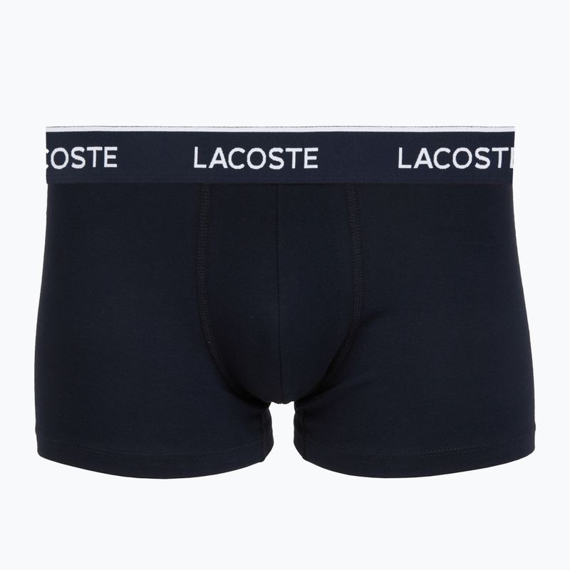 Vyriškos trumpikės Lacoste 5H1300 3 poros navy blue/red/methylene 4