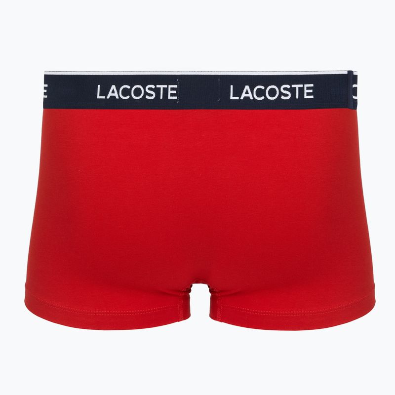 Vyriškos trumpikės Lacoste 5H1300 3 poros navy blue/red/methylene 5