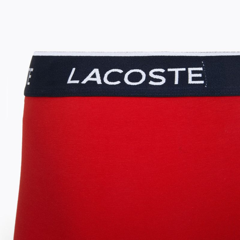 Vyriškos trumpikės Lacoste 5H1300 3 poros navy blue/red/methylene 6