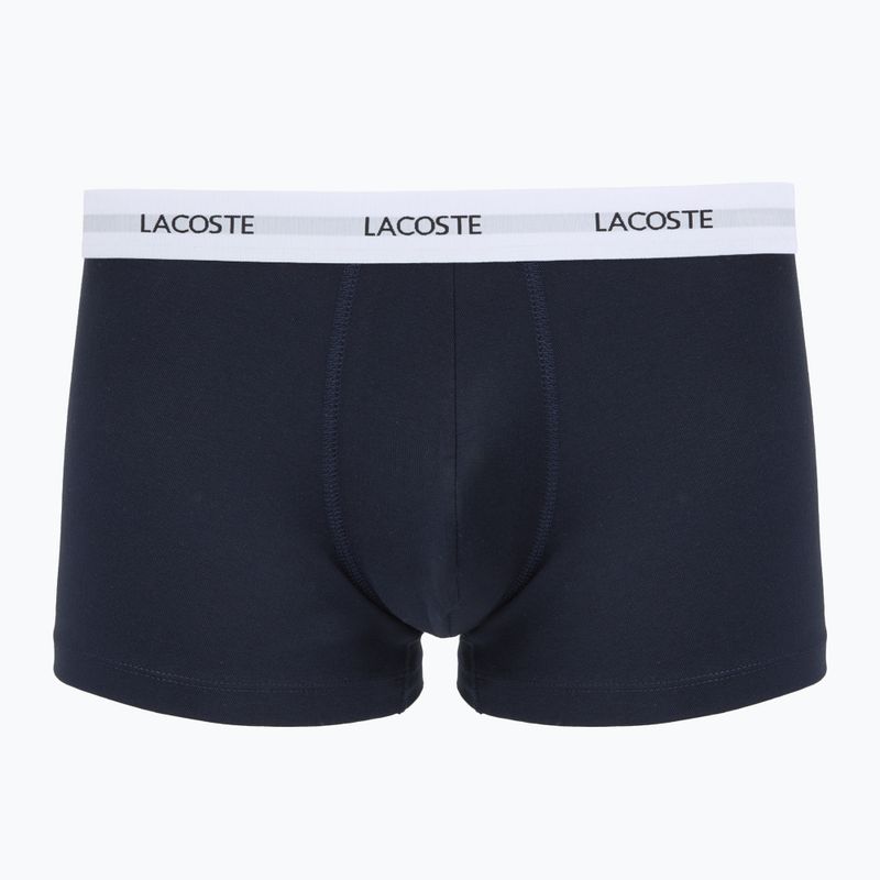 Vyriškos trumpikės Lacoste 5H5150 3 poros black/green/navy blue 4