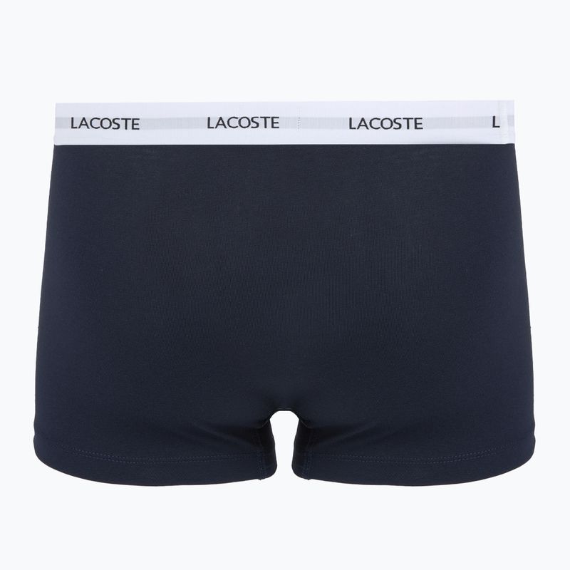 Vyriškos trumpikės Lacoste 5H5150 3 poros black/green/navy blue 5