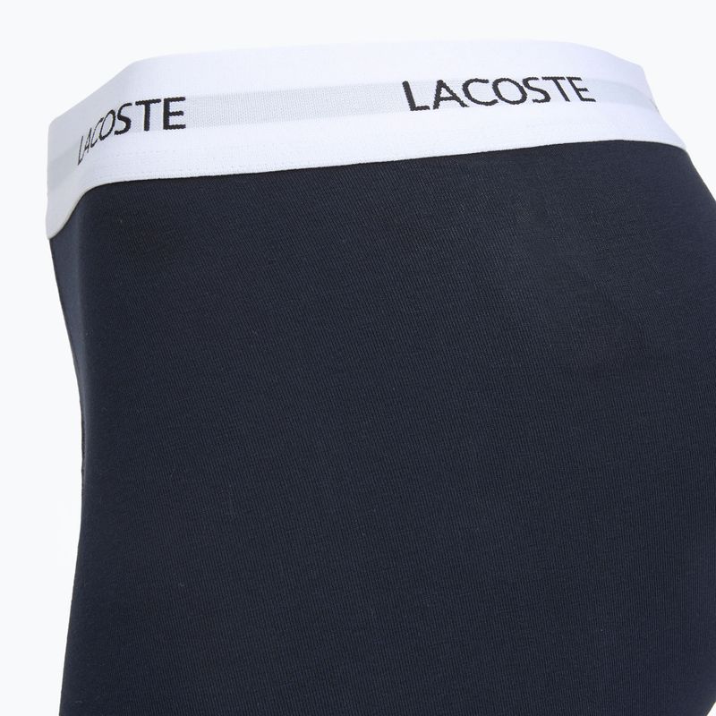 Vyriškos trumpikės Lacoste 5H5150 3 poros black/green/navy blue 6