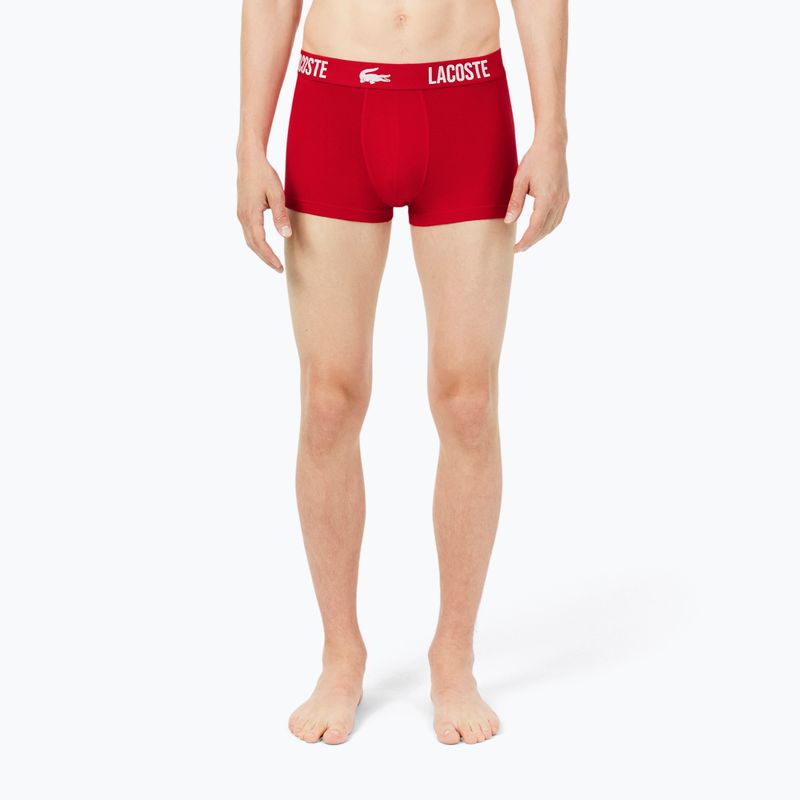 Vyriškos trumpikės Lacoste 5H2393 3 pack black/red/white 3