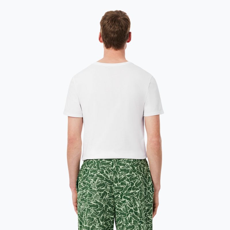 Vyriški marškinėliai Lacoste TH9007 3-pak white 2