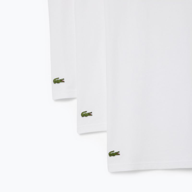 Vyriški marškinėliai Lacoste TH9007 3-pak white 5