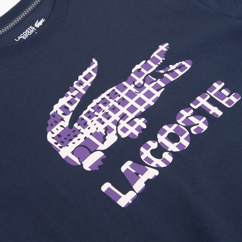Vyriški marškinėliai Lacoste TH4769 navy blue 3