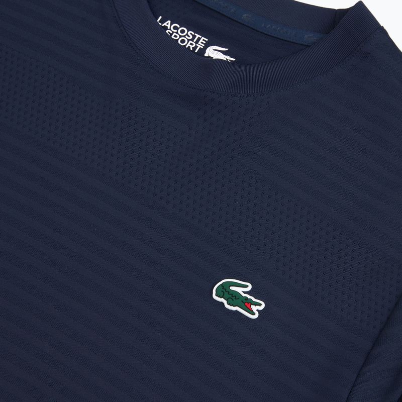 Vyriški teniso marškinėliai Lacoste TH0004 navy blue 3