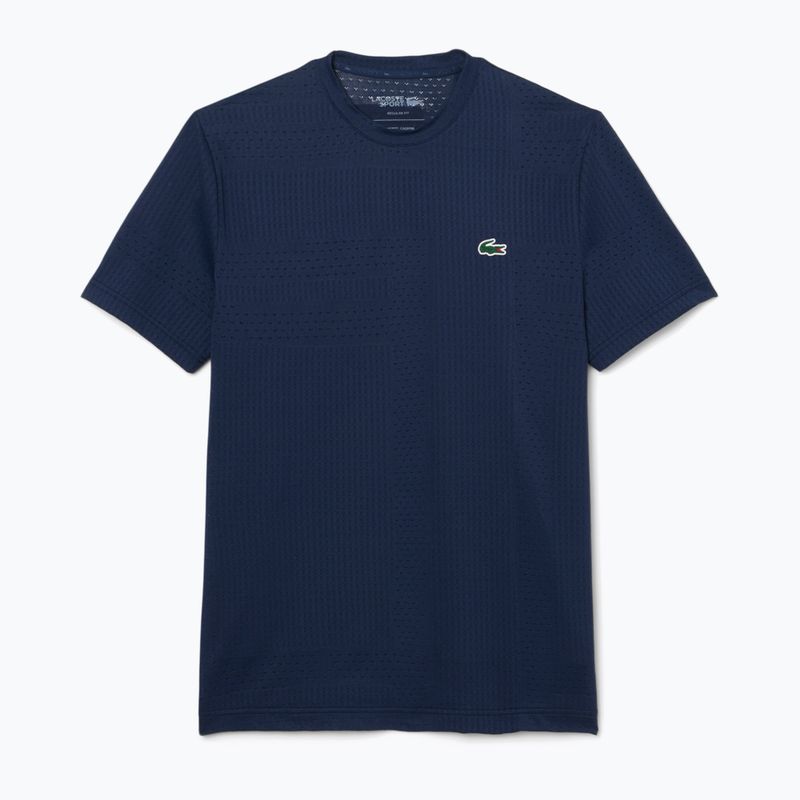 Vyriški teniso marškinėliai Lacoste TH0004 navy blue