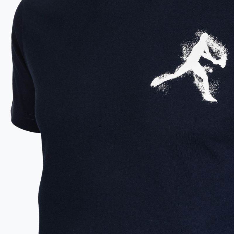 Vyriški marškinėliai + kepurė Lacoste TH1044 navy blue/white 3