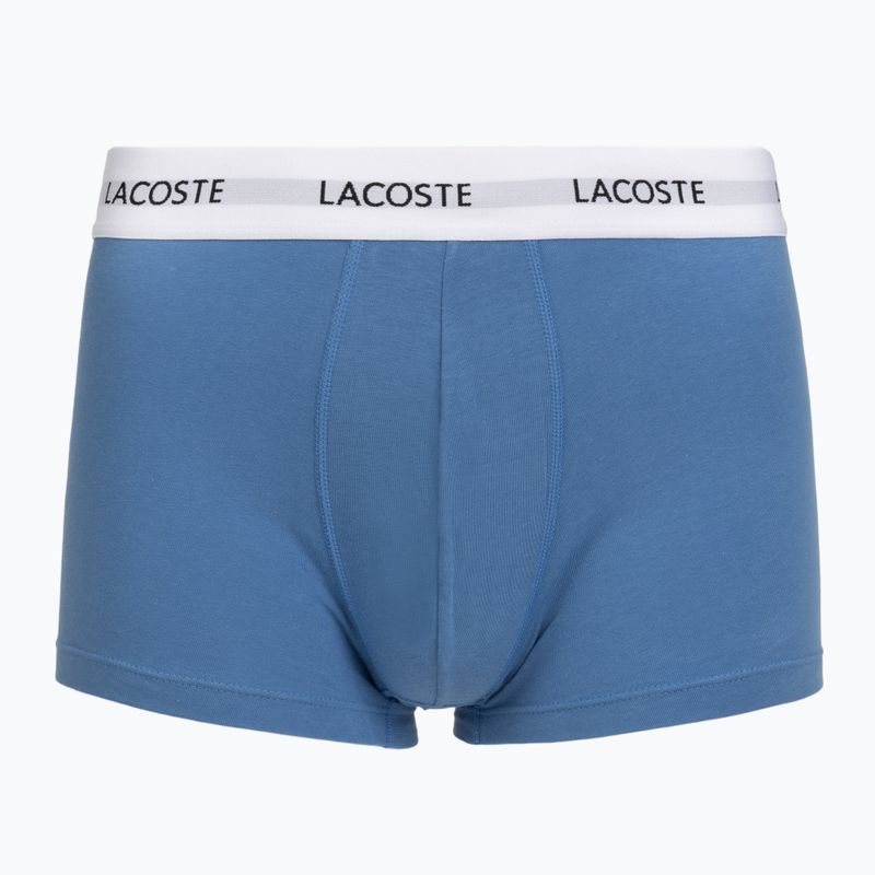 Vyriškos trumpikės Lacoste 5H5150 3 poros turquoise blue/navy blue/navy blue 2